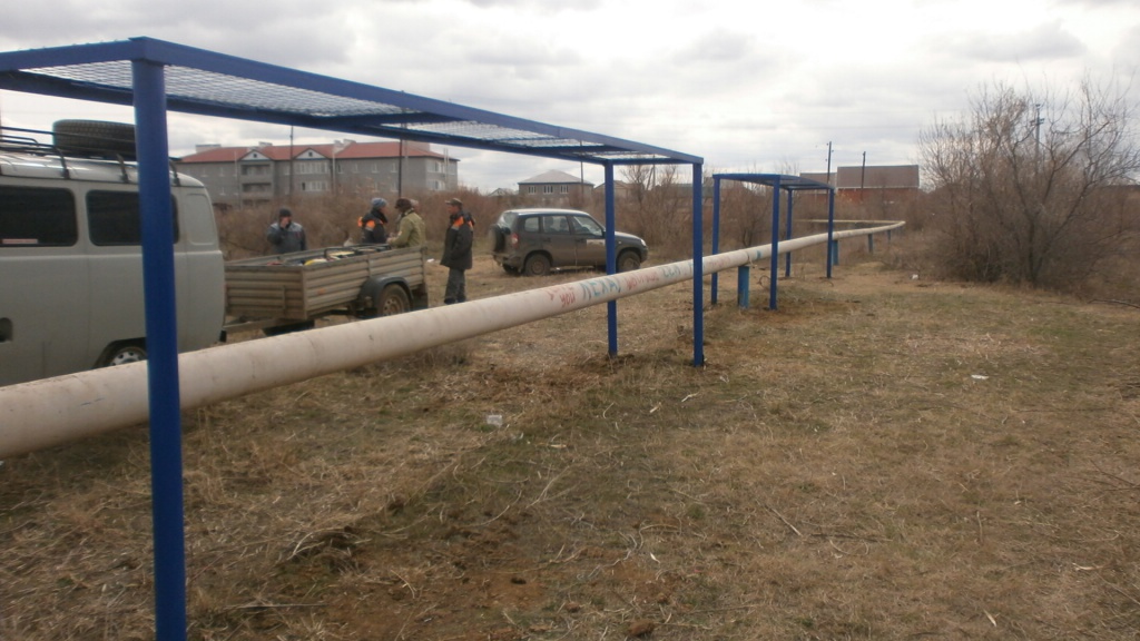 Монтаж защиты газопровода.JPG